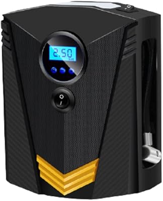 Gonfleur de pneu à compresseur d'air portable salvar 150 psi avec batterie rechargeable
