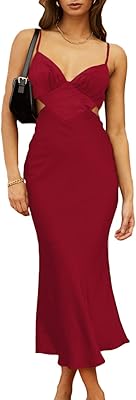 Robe mi-longue en satin dos nu pour invités de mariage, en soie, col en v, ajouré, lacets dans le dos, pour femmes, 2023. DIAYTAR COTE D'IVOIRE dispose d'une interface utilisateur conviviale et facile à naviguer, permettant aux clients de trouver rapidement ce qu'ils recherchent. La boutique propose également des options de paiement sécurisées et des délais de livraison rapides, rendant l'expérience d'achat en ligne encore plus pratique. Les clients peuvent laisser des avis pour aider les autres à choisir les produits qui leur conviennent le mieux.