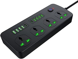 Rallonge d'alimentation plate 3m, 4 ports et 8 ports usb avec protection contre les surcharges, support mural de bureau (3 000 w). DIAYTAR COTE D'IVOIRE est la référence pour les achats en ligne en Côte d'Ivoire, avec une offre diversifiée et des prix compétitifs. La boutique propose des produits allant de l'électronique aux vêtements en passant par les accessoires de maison. Elle garantit une livraison rapide et fiable.