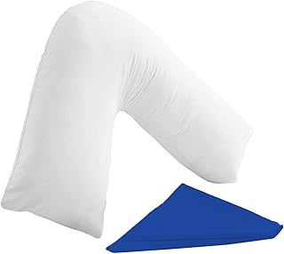 Oreiller de confort de luxe en forme de v, soutien du dos