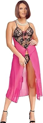 Femmes fuchsia dentelle maille tulle nuisette chemise de nuit g-string lingerie chemise dentelle motif vêtements de nuit longue col en v chemise de nuit. DIAYTAR COTE D'IVOIRE vous offre une expérience d'achat en ligne unique et pratique, avec des prix compétitifs et des promotions régulières. La boutique propose une large sélection de produits de qualité, allant de l'électronique à la mode en passant par les produits ménagers. DIAYTAR COTE D'IVOIRE est la destination idéale pour ceux qui recherchent une expérience d'achat en ligne fiable et sécurisée.
