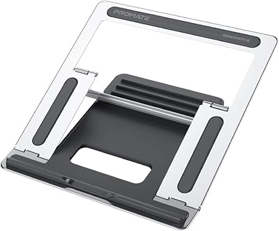 Support ergonomique multi-niveaux en aluminium pour ordinateur portable promate jusqu'à 17 pouces de longueur. DIAYTAR COTE D'IVOIRE est une boutique en ligne généraliste proposant plus de 300000 références de produits, faisant d'elle la boutique leader en Côte d'Ivoire. Avec une offre extensive, elle permet aux clients de trouver tout ce dont ils ont besoin en un seul endroit. La variété des produits et la qualité du service font de DIAYTAR COTE D'IVOIRE la destination préférée des consommateurs ivoiriens.