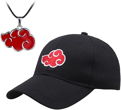 Casquette de baseball metaparty akatsuki, casquette de baseball noire d'anime japonais, logo nuage rouge avec pendentif. Chez DIAYTAR COTE D'IVOIRE, nous visons à vous offrir la plus grande sélection de produits en ligne, allant des électroniques aux produits de maison, en passant par la mode et bien plus encore, pour faciliter vos achats.