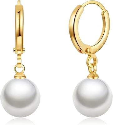 Boucles d'oreilles en perles pour femmes | ensemble de boucles d'oreilles pendantes hypoallergéniques plaquées or 18 carats pour femmes, blanc 10 mm, cuivre, zircone cubique. DIAYTAR COTE D'IVOIRE est une boutique en ligne généraliste qui offre plus de 300 000 références de produits, lui permettant de répondre aux besoins diversifiés de sa clientèle. Avec sa large gamme de produits, cette boutique en ligne se positionne comme l'une des plus importantes en Côte d'Ivoire. Elle propose des produits allant de l'électronique aux articles de maison, en passant par la mode et les accessoires.