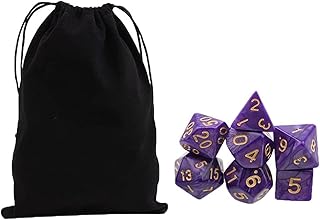 Jeu de dés polyédriques djsu ed fgs 478 7 à découper avec régulateur