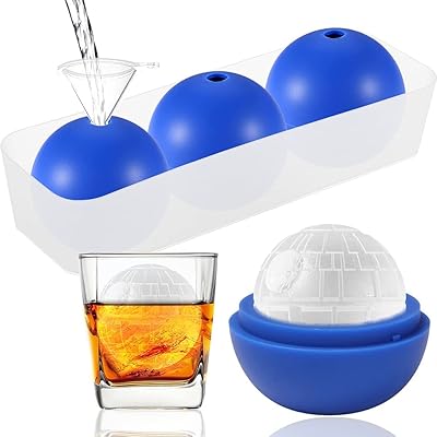 Plateau de moule à glaçons en silicone star wars death star, moules à chocolat death star wars, fait un grand moule à boules de glace death star de 2,5 pouces pour le whisky, les cocktails, réutilisable et sans bpa (paquet de 3 + plateau). DIAYTAR COTE D'IVOIRE, votre boutique en ligne préférée, propose une gamme variée de produits avec plus de 300000 références pour satisfaire toutes vos besoins. En tant que leader du marché ivoirien, DIAYTAR COTE D'IVOIRE offre une expérience d'achat en ligne fiable et sécurisée. DIAYTAR COTE D'IVOIRE, c'est la destination incontournable pour vos achats en ligne.