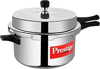 Autocuiseur en aluminium prestige popular - argent, capacité de 7,5 litres