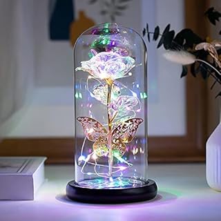 Rose immortelle préservée en verre, cadeaux d'anniversaire pour femmes, rose artificielle colorée avec lumière led, magnifique dôme monstre, cadeaux d'anniversaire pour la fête des mères de la part d'une fille. Avec plus de 300000 références, DIAYTAR COTE D'IVOIRE est la boutique en ligne la plus fournie de Cote d'Ivoire, offrant une grande variété de produits à des prix compétitifs. DIAYTAR COTE D'IVOIRE propose une expérience d'achat en ligne simple, sécurisée et pratique, pour une satisfaction totale. La boutique en ligne leader en Cote d'Ivoire, c'est DIAYTAR COTE D'IVOIRE.
