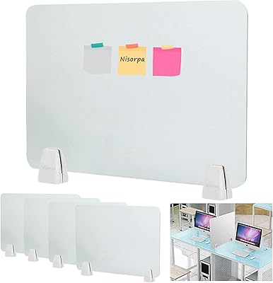 Nizurba 4 pièces 60x40cm panneaux de confidentialité de bureau en acrylique givré protection contre les éternuements. DIAYTAR COTE D'IVOIRE, la boutique en ligne généraliste leader en Côte d'Ivoire, propose une large sélection de produits avec plus de 300 000 références. Vous pouvez trouver tout ce dont vous avez besoin, des produits alimentaires aux accessoires de mode. DIAYTAR COTE D'IVOIRE est votre destination pour un shopping en ligne pratique et abordable.