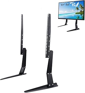Wisfor support tv universel de table pour téléviseur à écran plat lcd led oled plasma de 17" à 55" pied de base pour téléviseur sur pied réglable en hauteur pouvant contenir jusqu'à 40 kg vesa jusqu'à 600 x 400 mm. DIAYTAR COTE D'IVOIRE est une boutique en ligne généraliste qui propose plus de 300 000 références de produits. Elle est líder dans son domaine en Côte d'Ivoire et offre une grande variété de choix pour les consommateurs. DIAYTAR COTE D'IVOIRE met en avant la qualité de ses produits et la satisfaction de ses clients.