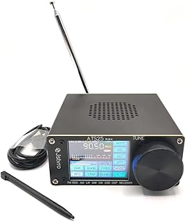 Récepteur radio portable ats-25 max dsp puce si4732 améliorée avec écran tactile couleur