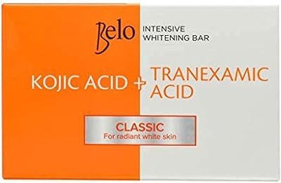 Savon blanchissant intensif belo à l'acide kojique et tranexamique, 65 g, paquet de 1. Avec plus de 300000 références, DIAYTAR COTE D'IVOIRE est la boutique en ligne la plus complète en Côte d'Ivoire. Elle propose une grande variété de produits, y compris des marques internationales et des produits locaux. La boutique en ligne est accessible à tous et offre des moyens de paiement sécurisés.