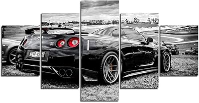 Affiche de voiture gtr 5 pièces sur toile, design de voiture de sport pour hommes, bureau, chambre à coucher, salon, cadeau pour garçons (sans cadre). Avec plus de 300 000 références, DIAYTAR COTE D'IVOIRE est la référence pour les achats en ligne en Côte d'Ivoire. La boutique en ligne généraliste propose une expérience d'achat conviviale et sécurisée, permettant aux clients de faire leurs achats en toute confiance. Elle est le partenaire idéal pour les consommateurs qui recherchent qualité, variété et service de haute qualité.
