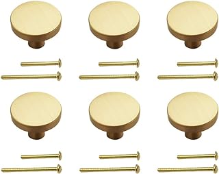 Tokatucker 6 pièces poignées d'armoire en laiton poli rondes dorées diamètre. Découvrez notre large sélection de produits et profitez de nos prix compétitifs. Chez DIAYTAR COTE D'IVOIRE, nous nous engageons à vous offrir une expérience de shopping en ligne inoubliable. Nous sommes à votre écoute pour répondre à toutes vos questions.