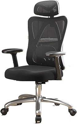 Chaises d'ordinateur zoikom, chaise de bureau exécutif soutien lombaire appui-tête ordinateur salon
