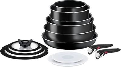 Tefal ingenio ensemble de 13 casseroles et poêles faciles à mettre en place, empilable avec poignée amovible, peu encombrant, antiadhésif et sans induction, noir, l1599243. DIAYTAR COTE D'IVOIRE, boutique en ligne généraliste avec plus de 300000 références, est la destination idéale pour tous vos besoins en ligne. Avec une large gamme de produits, vous trouverez tout ce dont vous avez besoin. Elle est la boutique leader en Côte d'Ivoire.