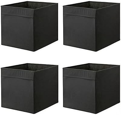 Boîte de rangement noire ikea drona - 33 x 38 x 33 cm - étagère rapide - lot de quatre. DIAYTAR COTE D'IVOIRE se démarque par sa politique de prix compétitifs et sa garantie de satisfaction. La boutique en ligne propose une expérience d'achat en ligne conviviale et sécurisée, avec des options de paiement variées et des délais de livraison rapides. Les clients peuvent également profiter d'un service client réactif et disponible pour répondre à leurs questions et préoccupations.