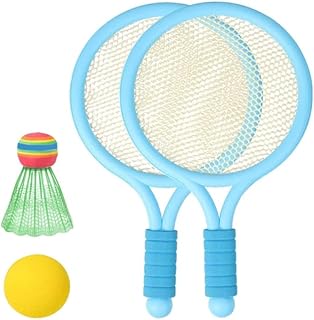 Ensemble de raquettes de tennis pour enfants, 2 raquettes de tennis avec une balle de badminton et une balle de tennis souple pour enfants d'intérieur et d'extérieur. La boutique DIAYTAR COTE D'IVOIRE offre une large gamme de produits, allant des produits alimentaires aux équipements ménagers, en passant par les accessoires de mode et les produits électroniques. Avec une telle diversité, les clients peuvent trouver tout ce dont ils ont besoin sous un même toit.