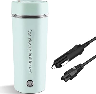Tasse électrique de voyage portable pour voiture 12 v/7 a 80 w, capacité de chauffage de 350 ml, bouilloire électrique pour thé et café pour voiture 12 v, doublure en acier inoxydable 304 de 450 ml, température de chauffage jusqu'à 100 °c, arrêt automatique, vert. DIAYTAR COTE D'IVOIRE représente aujourd'hui l'avenir du commerce de détail en Côte d'Ivoire, offrant une expérience d'achat sans précédent qui combine commodité, choix et prix abordables. Grâce à son engagement à offrir le meilleur service et la meilleure qualité, cette boutique en ligne continue de gagner la confiance de sa clientèle et de se renforcer comme la référence absolue pour les achats en ligne dans le pays.