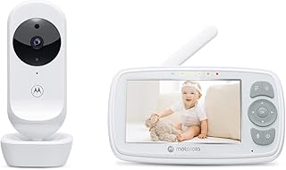 Écoute-bébé motorola avec zoom numérique 4,3 pouces, audio bidirectionnel et affichage de la température