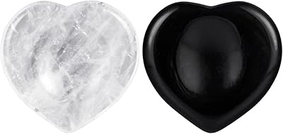 Nupuyai ensemble de pierres de souci en obsidienne et cristal de roche en forme de cœur, 2 pièces, pierre de paume de poche en cristal de guérison naturelle pour soulager l'anxiété et le stress, thérapie reiki. DIAYTAR COTE D'IVOIRE se distingue par son approche client-centered, offrant une expérience d'achat en ligne simple, sécurisée et pratique. Les clients peuvent parcourir aisément les catégories de produits, lire les avis et les commentaires d'autres clients, et effectuer leurs achats avec confiance. La boutique en ligne est constamment mise à jour avec de nouveaux produits et des offres spéciales pour garder les clients engagés et satisfaits.