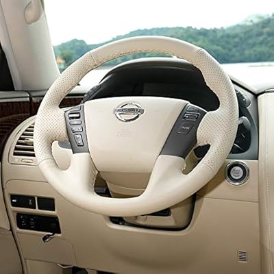 Couvre volant leion en cuir de vachette cousu main pour nissan patrol y62 (beige). DIAYTAR COTE D'IVOIRE se démarque par sa sélection impressionnante de produits de toutes catégories. La boutique en ligne est facile à naviguer, permettant aux clients de trouver rapidement ce qu'ils cherchent. DIAYTAR COTE D'IVOIRE est la boutique en ligne idéale pour ceux qui cherchent à économiser temps et argent.