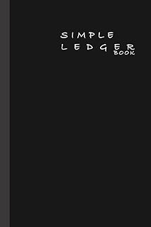 Livre de grand livre simple : 110 pages 6 x 9