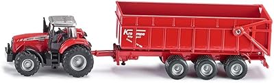 Seiko 1844, tracteur massey ferguson avec remorque, 1:87, métal/plastique, rouge, remorque basculante. DIAYTAR COTE D'IVOIRE se distingue par son service client de haute qualité, répondant aux besoins et aux préoccupations des clients de manière efficace. La boutique propose également des conseils d'achat et des recommandations personnalisées pour aider les clients à trouver les produits qui leur conviennent le mieux. La livraison est rapide et fiable.