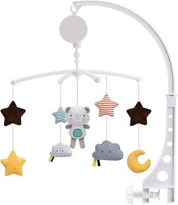 Xueliee support de lit pour bébé, horloge, hochets, boîte à musique, jouet ours fait à la main, lit pour téléphone portable. DIAYTAR COTE D'IVOIRE se positionne comme la référence pour les achats en ligne en Côte d'Ivoire, offrant une expérience d'achat sécurisée et des possibilités de livraison rapide. La boutique généraliste répond ainsi aux attentes d'une clientèle exigeante.