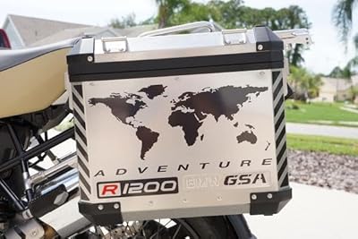 Aepro - kit d'autocollants réfléchissants pour moto gsa adventure \"world adventure r1200\"