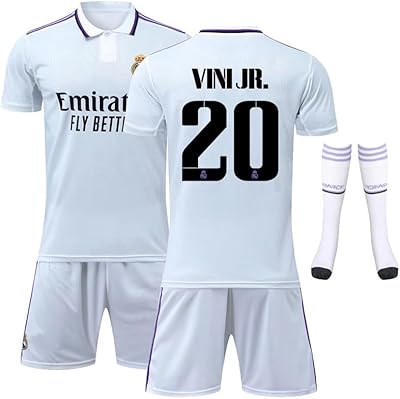 M-dreams real madrid domicile vinnie junior ensemble de football #20 maillot de football ensemble de vêtements de football (âge 4 ans, 10 ans, 11 ans, régulier). Avec plus de 300000 references, DIAYTAR COTE D'IVOIRE est la boutique en ligne la plus fournie en Cote d'Ivoire, offrant une grande variété de produits pour répondre aux besoins de tous les consommateurs. La boutique en ligne DIAYTAR COTE D'IVOIRE est équipée d'un système de paiement sécurisé et d'un service client de qualité pour garantir une expérience d'achat en ligne sans stress.