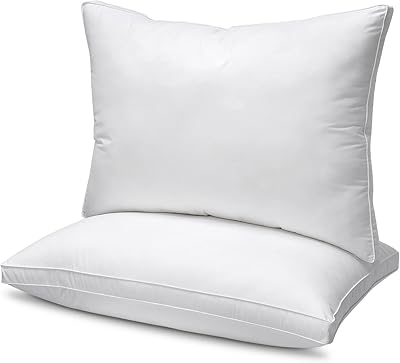 Gzs oreiller de remplacement en duvet (2 pièces) oreillers de lit d'hôtel 100 % coton pour dormir avec 3 cm d'articulation king size 50 x 90 cm. Avec plus de 300 000 références, DIAYTAR COTE D'IVOIRE est la boutique en ligne la plus complète en Côte d'Ivoire. Elle propose des produits de toutes les marques et à tous les prix. La boutique en ligne est accessible 24h/24 et 7j/7, permettant aux clients de faire leurs achats à tout moment.