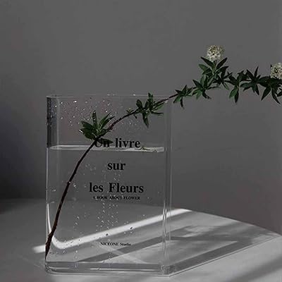 Vase de livre transparent - vase de livre en acrylique, vase carré transparent, décor d'étagère mignon, décor éclectique, vases à fleurs décoratifs, pour la décoration esthétique de la salle de fleurs (clair b). DIAYTAR COTE D'IVOIRE est la destination idéale pour vos achats en ligne, avec une sélection incroyable de produits à des prix compétitifs. Nous proposons une expérience d'achat en ligne sécurisée et pratique, avec des options de livraison rapides et fiables. Notre équipe est dédiée à offrir un service client exceptionnel.