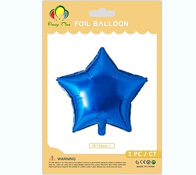 Party time - 1pc 18" ballons en aluminium étoile bleue scintillante, ballons en mylar à l'hélium ballons en aluminium pour les décorations de fête d'anniversaire de mariage. En tant que leader de la vente en ligne en Cote d'Ivoire, DIAYTAR COTE D'IVOIRE propose des promotions régulières et des offres spéciales pour satisfaire les besoins de ses clients. Elle assure également une livraison rapide et efficace de ses produits, contribuant ainsi à la satisfaction des clients. La boutique en ligne met en avant la qualité de ses services pour maintenir sa position de leader sur le marché.