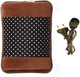 Sac de gel chauffant en velours vue sacs d'eau chaude pour soulager la douleur