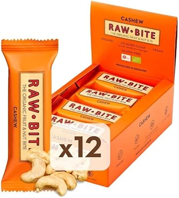 Barre aux fruits et noix de cajou, 50 g (paquet de 12)
