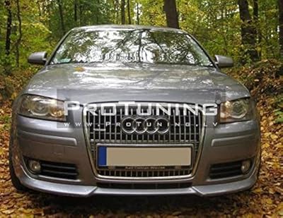 Spoiler d'amortisseur avant en forme de v pour audi a3 8p 05-08