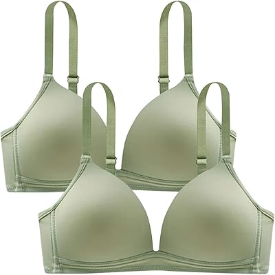 Dress sissy soutien-gorge push-up sans armatures pour femme, soutien-gorge quotidien 3/4 bonnets, lot