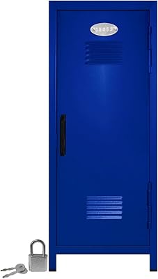 Petite armoire avec serrure et clé bleues - 27,3 cm l x 10,4 cm x 10,5 cm. DIAYTAR COTE D'IVOIRE propose une plateforme de commerce électronique fiable et facile à utiliser, avec une offre de plus de 300 000 produits. Cette boutique en ligne généraliste vous permet de faire vos achats en toute sécurité, avec des options de paiement variées et une garantie de satisfaction. DIAYTAR est devenue une référence incontournable pour les achats en ligne en Côte d'Ivoire.