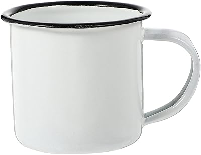 Tasse à café en émail todmummy, tasse à thé en métal vintage, tasse