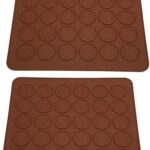 Tapis en silicone pour macarons 2 pièces 30 trous tapis de cuisson