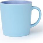 Tasse à thé en céramique porcelaine double couleur shalo 400 ml - 9