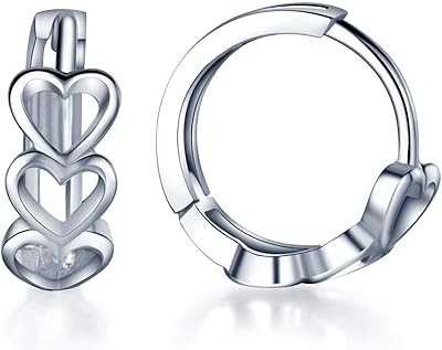 Boucles d'oreilles créoles en argent sterling 925 avec motif cœur uni pour femmes et filles. La boutique en ligne DIAYTAR COTE D'IVOIRE propose une sélection incroyable de produits allant de l'électronique à la maison et au jardin. Avec plus de 300 000 références, les clients peuvent trouver tout ce dont ils ont besoin en un seul endroit. La boutique met en avant la qualité et la fiabilité de ses produits.
