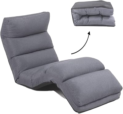 Chaise de sol pliante kyoda à 6 vitesses, chaise de canapé pliable, chaise