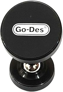 Support mobile magnétique pour voiture go-dace avec plaques métalliques compatible avec iphone, samsung