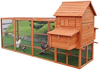 Poulailler en bois, grand poulailler, cage à poules de luxe pour lapins et volailles, poulailler de bateau à volailles pour usage intérieur et extérieur. Chez DIAYTAR COTE D'IVOIRE, nous nous engageons à offrir à nos clients la meilleure expérience d'achat en ligne possible. Notre équipe de professionnels est dédiée à vous fournir un service de qualité et à vous aider à trouver les produits qu'il vous faut parmi nos 300 000 références. Nous sommes fiers d'être la boutique en ligne leader en Côte d'Ivoire.