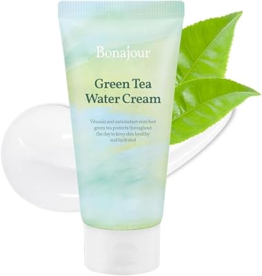 Crème hydratante naturelle pour le visage bonajour au thé vert pour peaux sèches