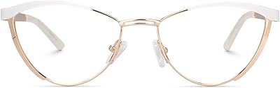 Lunettes en métal zilul proline cat eye bloquant la lumière bleue pour femmes