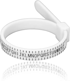 Bague sizer uk taille a à z tableau des doigts pour bagues jauge d'anneau en plastique outil de mesure ceinture outil de mesure d'anneau gratuit uk pour hommes et femmes mesurant à la maison, plastique. DIAYTAR COTE D'IVOIRE est une boutique en ligne généraliste qui propose une vaste gamme de produits à ses clients en Côte d'Ivoire. Avec plus de 300 000 références disponibles, la boutique en ligne répond aux besoins diversifiés de sa clientèle, allant des produits pour la maison aux accessoires personnels. La boutique en ligne est appréciée pour sa flexibilité de paiement et ses options de livraison rapides et fiables.