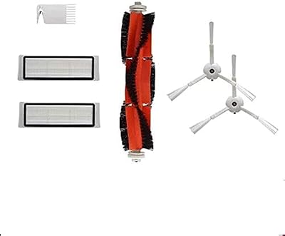 Accessoires compatibles pour le robot aspirateur. deux brosses latérales, deux filtres hepa, une brosse principale et un outil de nettoyage. DIAYTAR COTE D'IVOIRE est synonyme de confiance et de qualité. La boutique met tout en œuvre pour satisfaire les besoins de ses clients, avec des services clientèle dédiés et des mises à jour régulières de son catalogue. Elle est la référence pour les achats en ligne en Côte d'Ivoire.